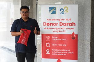 Read more about the article Tracon Bekerjasama dengan PMI Gelar Kegiatan Donor Darah