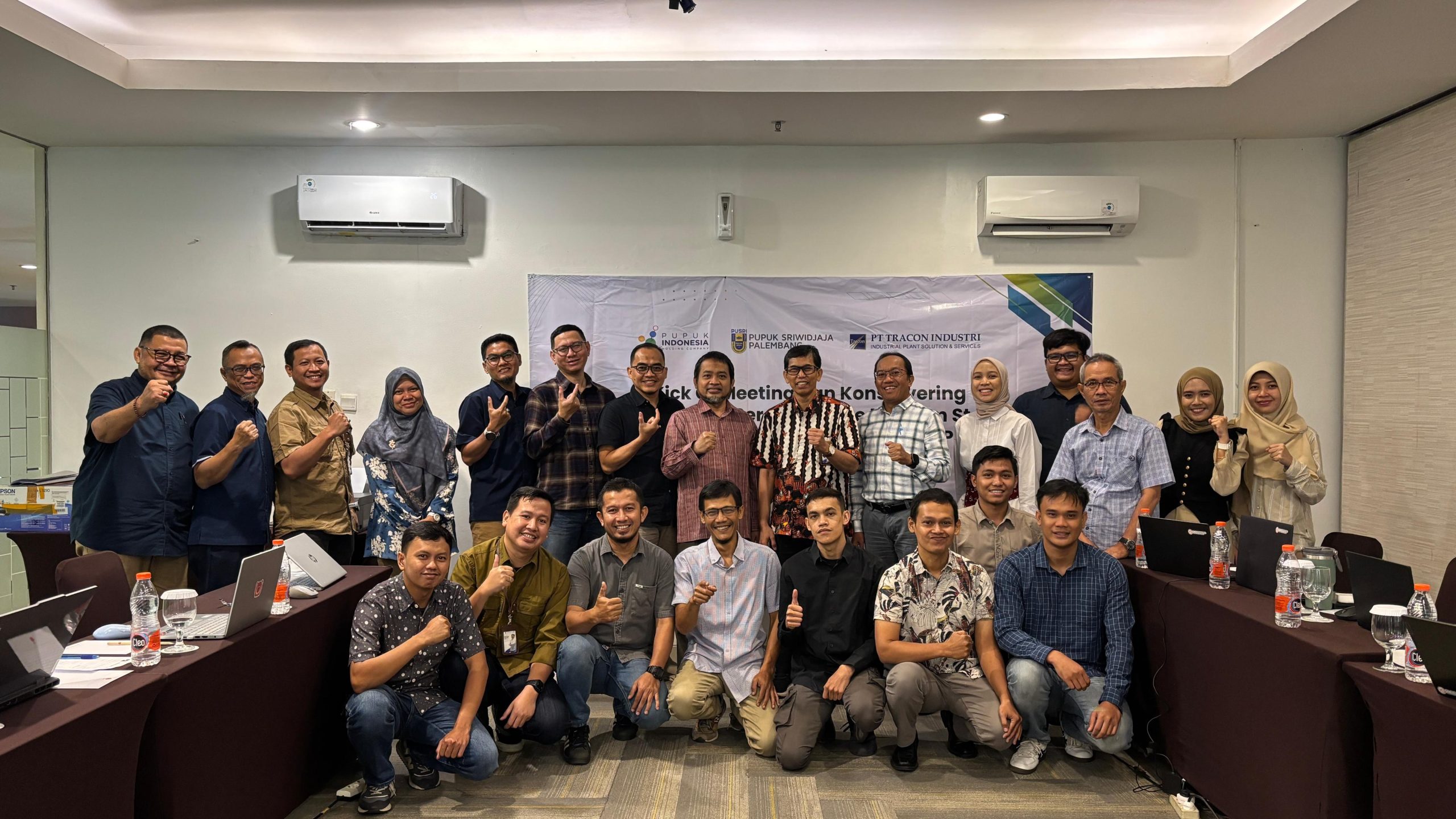 Read more about the article Kick Off Meeting dan Konsinyering Proyek Rerouting Line Medium Steam & Tie In Cooling Water PT Pusri Palembang