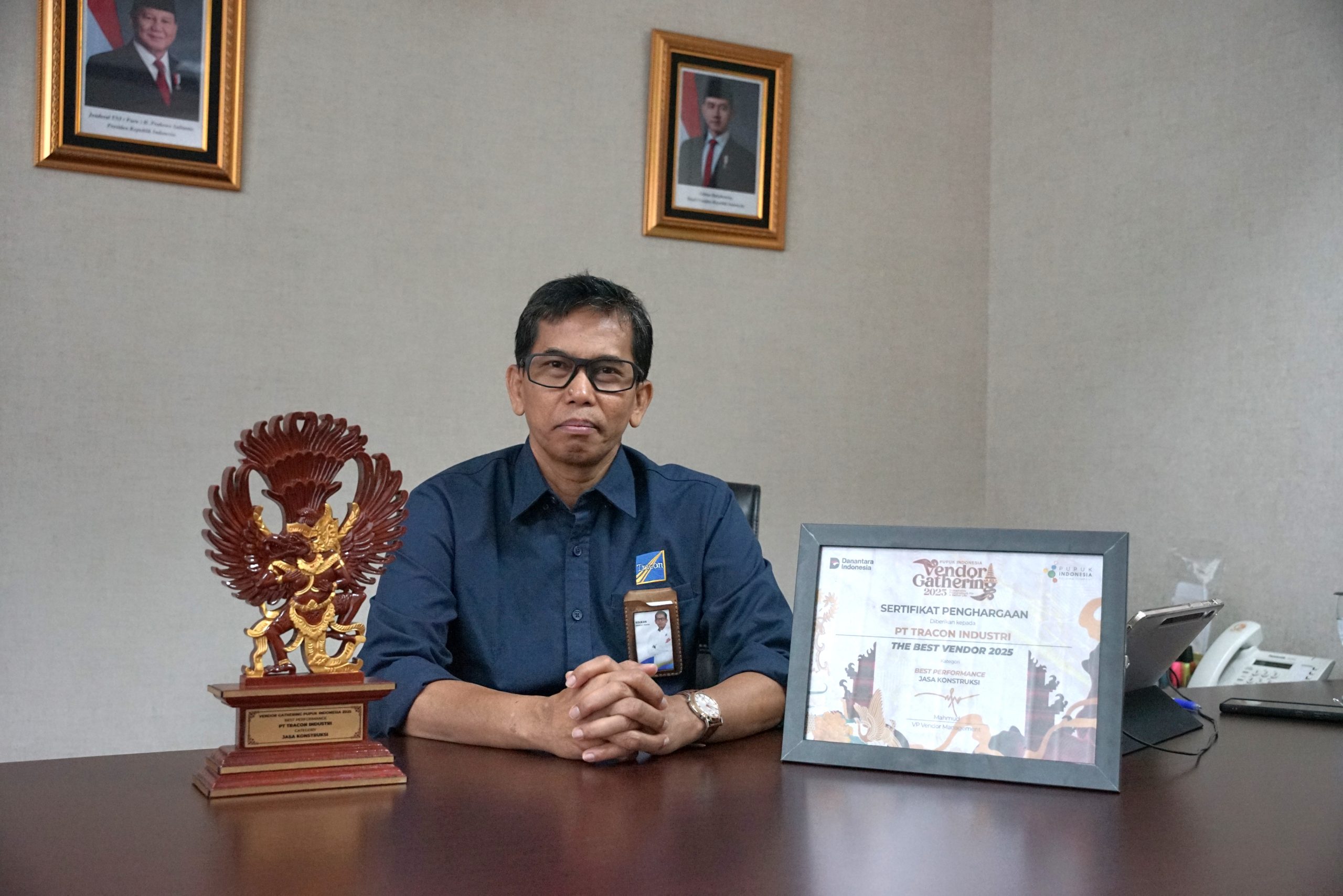 You are currently viewing Tracon Industri Raih Penghargaan The Best Performance Vendor PT Pupuk Indonesia