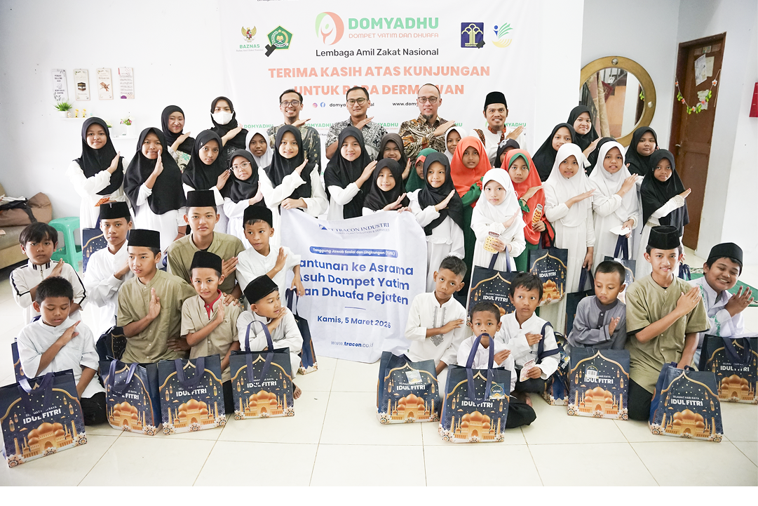 Read more about the article Berbagi Kebahagiaan Ramadan, Tracon Laksanakan TJSL kepada Anak Asuh Dompet Yatim & Dhuafa